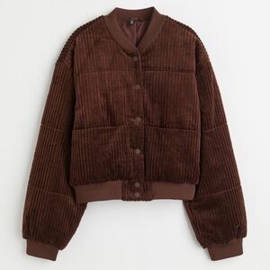 Like New H&M Brown Corduroy Women's Jacket